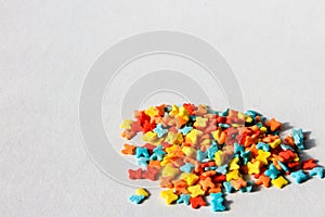 ÃÂ¡olored Easter sprinkle for Easter cakes isolated